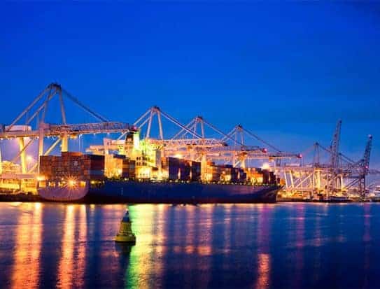 Container terminal night Harbor Shipping News 543x413 1
