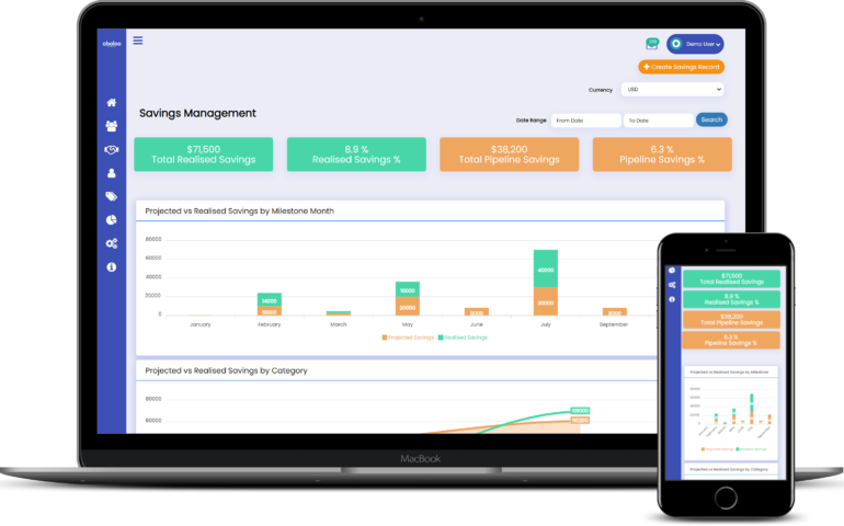 oboloo savings management home page